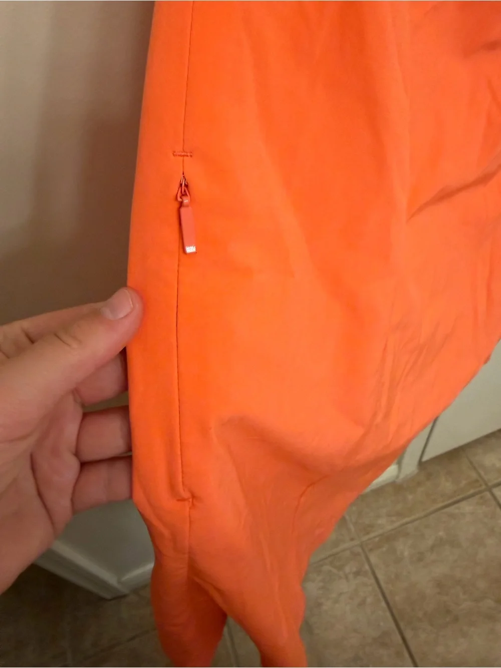 Athleta Pack Everywhere Dress Coral Halter Travel Lightweight Size 2 - Picture 3 of 8